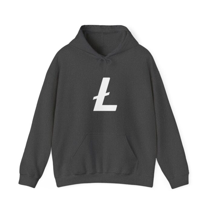Litecoin Hooded Sweatshirt Unisex Heavy Blend™ - Image 79