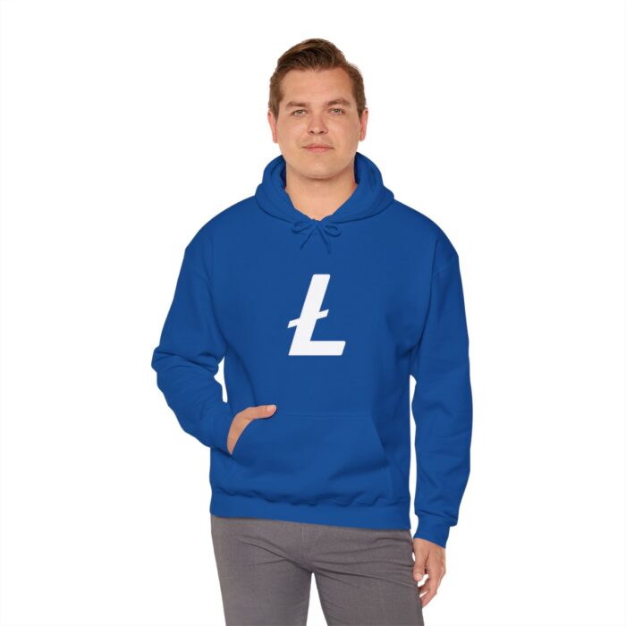 Litecoin Hooded Sweatshirt Unisex Heavy Blend™ - Image 126
