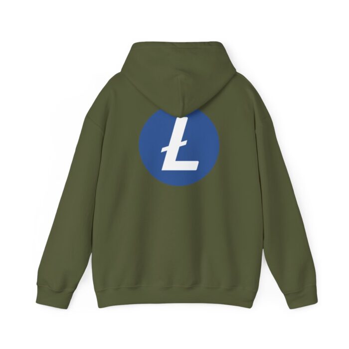 Litecoin Hooded Sweatshirt Unisex Heavy Blend™ - Image 54