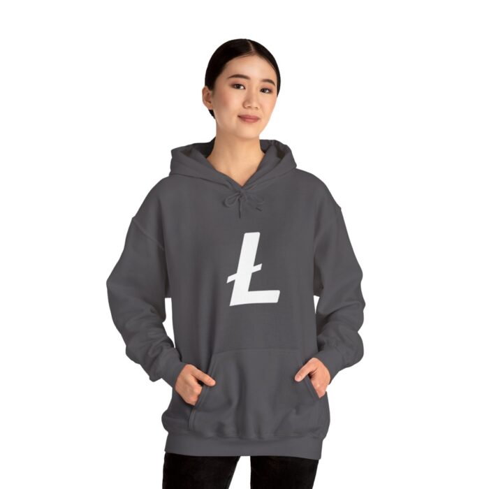 Litecoin Hooded Sweatshirt Unisex Heavy Blend™ - Image 110